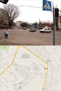 Билборд A в Белой Церкви, 6х3  вул. Павліченко в р-ні перехрестя з вул. Кожедуба (до Центрального ринку) фото 1