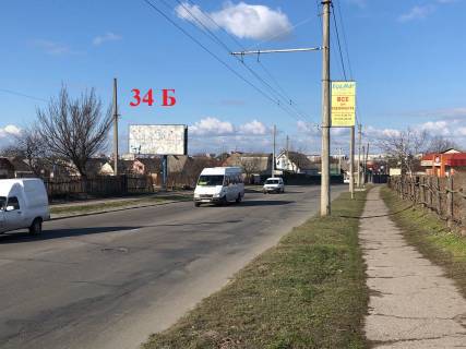 Билборд B в Белой Церкви, 6х3  вул. Дружби, напрямок до пл. Волі (перед старим МРЕО) фото 1