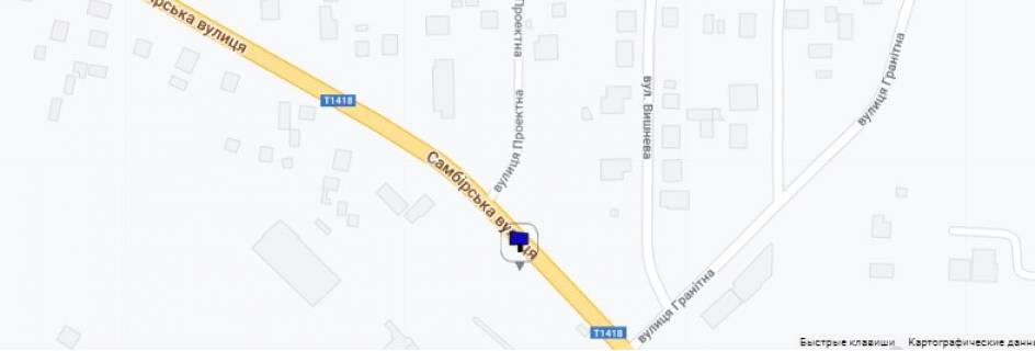 Билборд A в Дрогобыче, 6*3  вул.Самборськая схема