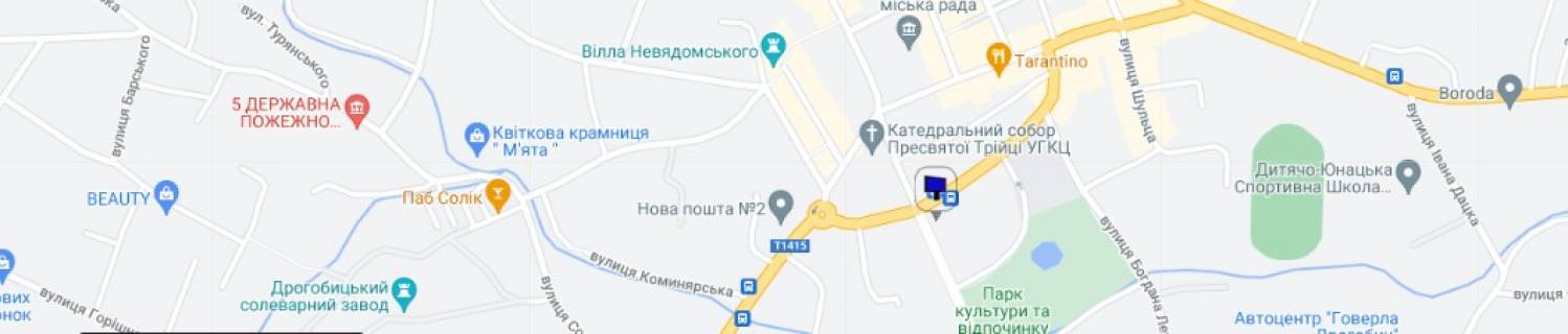 Билборд A в Дрогобыче, 3,6*2,4  ул Трускавецькая, схема