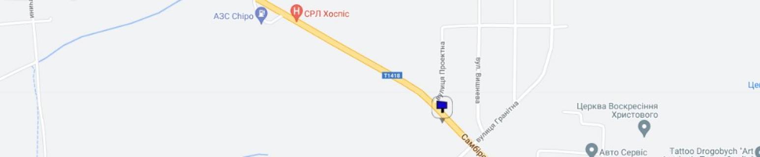 Билборд B в Дрогобыче, 6*3  вул.Самборськая схема