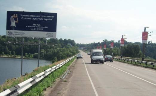 Билборд B в Черкассах, 3.6  Черк.дамба перед мостом , в"їзд фото 1