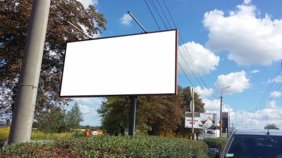 Билборд B в Липинах, 2,85x5,85  вул. Рівненська навпроти з-д Модерну фото 1