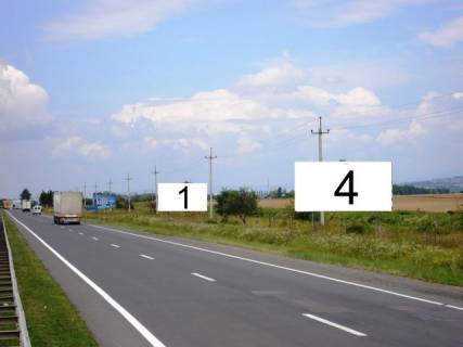 Билборд A в Ужгороде, 3x6  Автодорога "Київ-Чоп", с. Барвінок, біля повороту на міське кладовище фото 1