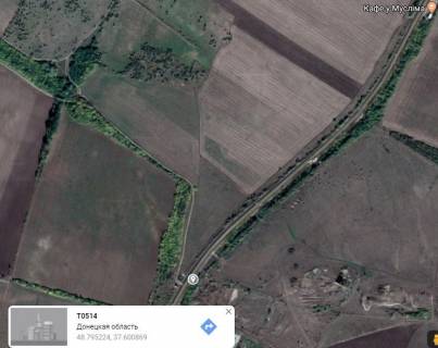 Білборд, Бігборд (Борд)  A у Слов'янську, 3x6  р-н оптово-овочевого ринку і на в'їзді в м. Слов'янськ (напрямок на Слов'янськ) схема