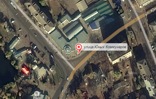 Ситилайт A в Славянске вул. Банківська, 88 (ТЦ "Глобус", р-н САТУ) схема