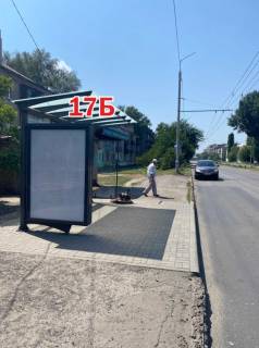 Ситилайт B в Славянске, 1,25х1,98  вул. Вокзальна (зупинка «Шкільна») фото 1