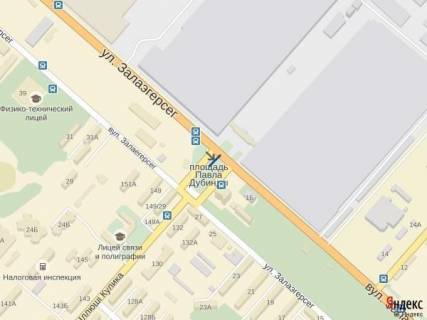 Білборд, Бігборд (Борд)  A у Херсоні, 3x6  Пл. Дубінди схема