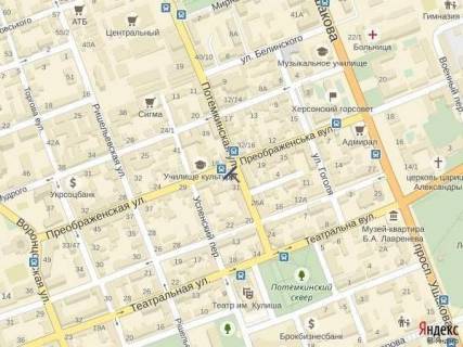 Призма B в Херсоне, 4x3  Перекресток ул.Потемкинской  и ул.Преображенской - 341329 схема