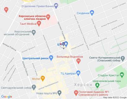Бэклайт B в Херсоне, 4x3  ул.Маяковского (р-н супермаркета Сильпо) схема