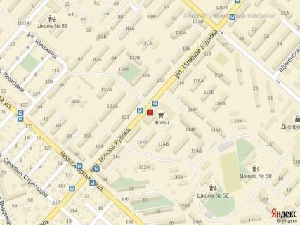 Беклайт B у Херсоні, 4x3  вул.І.Кулика,114 схема