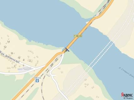 Сiтiлайт A у Запоріжжі, 1,2х1,8  мост 2, с о.Хортица на Хортицкий район схема