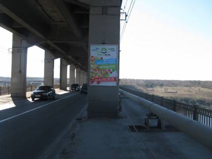 Сiтiлайт  у Запоріжжі, 1,2х1,8  Мост 1, с города на о. Хортица Фото 1