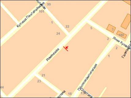 Білборд, Бігборд (Борд)  B у Сумах, 3х6  ул. Роменская схема