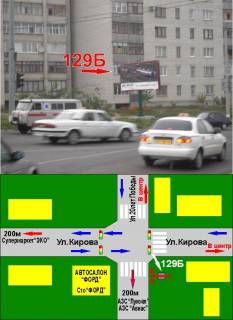 Билборд B в Сумах вул. Г. Кондратьєва – вул. Сумської артбригади фото 1