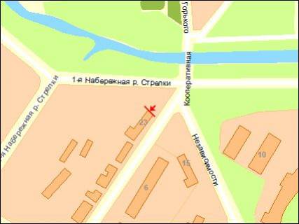 Призматрон, Призма A у Сумах вул. Нижньовоскресеньська, 23                    /вул. Кооперативна, 23 / - 453704 схема