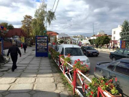 Сітіскролл B у Надвірній, 1,2x1,8  Чороновола, центральний Універмаг, міський ринок, напрямок руху на Івано-Франківськ, Богородчани Фото 1