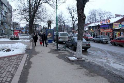 Ситилайт B в Надворной, 1,2x1,8  Грушевського, маг.Домотехніка, нотаріус Вірстюк, автозупинка на Пасічну, Пнів, напрямок руху до Майдану Шевченка фото 1