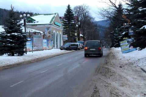 Сiтiлайт B у Яремче, 1,2x1,8  Траса Н-09 Мукачево-Львів, Свободи, РЕМ,  Гастроном Яремче, напрямок руху на Івано-Франківськ Фото 1