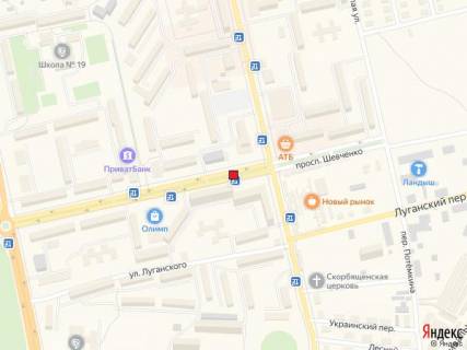 Сітіскролл B у Добропіллі, 1.2x1.8  пр. Шевченко, 2 схема