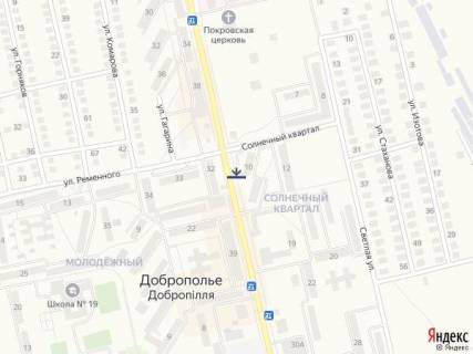 Билборд A в Доброполье, 6x3  мкрн. Сонячний, 10 схема