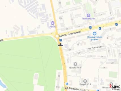 Ситискролл A в Доброполье, 1.2x1.8  вул. Першотравнева, 65 схема