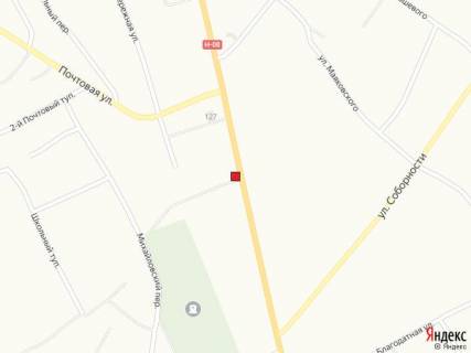 Билборд A в Кременчуге, 3х6  ул. Киевская, напротив сельсовета схема