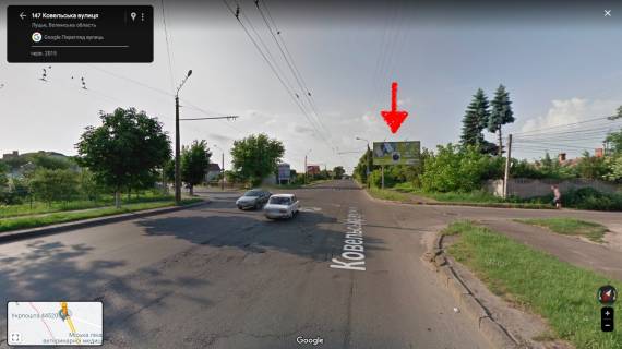 Білборд, Бігборд (Борд)  A у Луцьку, 3х6  вул. Ковельська, 147 – вул. Чернишевського. Фото 1