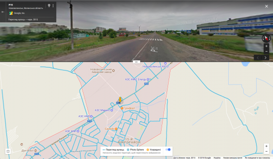 Білборд, Бігборд (Борд)  B у Нововолинську, 3х6  вул. Луцька в,їзд в місто Б ст схема