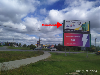 Білборд, Бігборд (Борд)  A у Ковелі, 3х6  м. Ковель, перехрестя вул.Володимирська- вул. Варшавська (Турійськ) (Варшавська траса) Верх Фото 1
