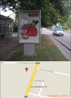 Ситилайт B в Владимир (Владимир-Волынский), 1,8х1,2  вул. Ковельська 113 №1 фото 1