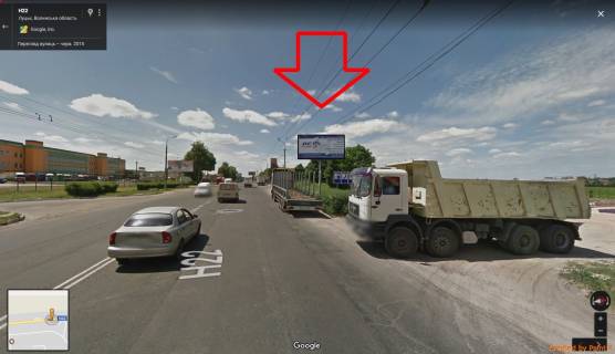 Билборд A в Луцке, 3х6  вул. Рівненська, 2 МОДЕРН ЕКСПО А ст в'їзд в місто з Рівного фото 1
