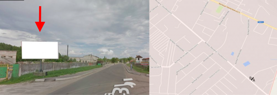 Билборд B в Ковеле, 3х6  м. Ковель, вул Грушевського,100 фото 1