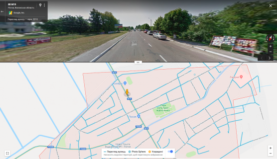 Білборд, Бігборд (Борд)  B у Ратному, 3х6  м. РАТНЕ Центральна 74,траса з Брест,рада, АЗС,ТЦ школа Б ст схема