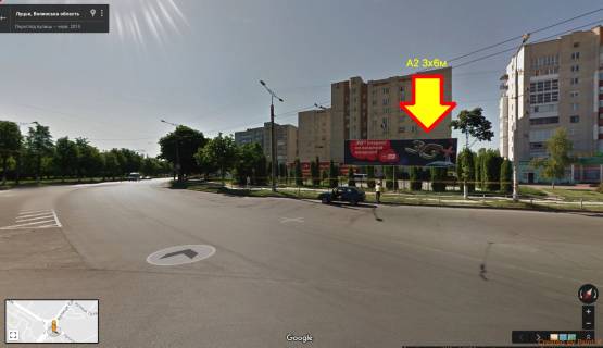Билборд A в Луцке, 3х6  пр.Відродження (перетин пр.Соборності) (A2) фото 1
