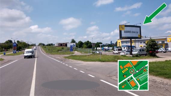 Білборд, Бігборд (Борд)  A у Нововолинську, 3х6  м. Нововолинськ, вул. Луцька, 25. А ст. Фото 1