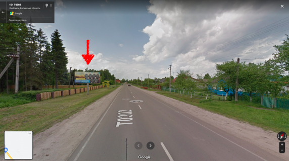 Билборд B в Любомле, 3х6  Любомль, вул. Володимирська, 100 Б ст. фото 1
