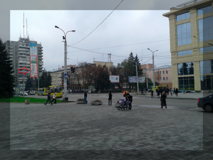 Брендмауер, Брандмауер, Брандмауэр A у Луцьку вул. Словацького, готель Україна , брендмауер розміром 6х30 м (180 кв  м) Фото 1