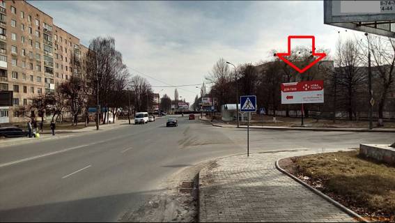 Билборд A в Луцке вул.Гордіюк, 21 - вул. Лідавська  фото 1