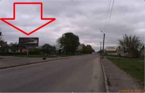 Білборд, Бігборд (Борд)  B у Ковелі, 3х6  м. Ковель вул. Ватутіна, 36 Б ст Фото 1