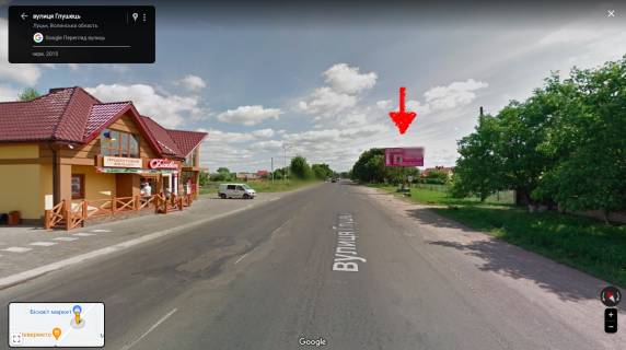 Билборд A в Рованцах, 2,85х5,85  с. Рованці, (Львівська траса) до м. Луцьк А ст фото 1