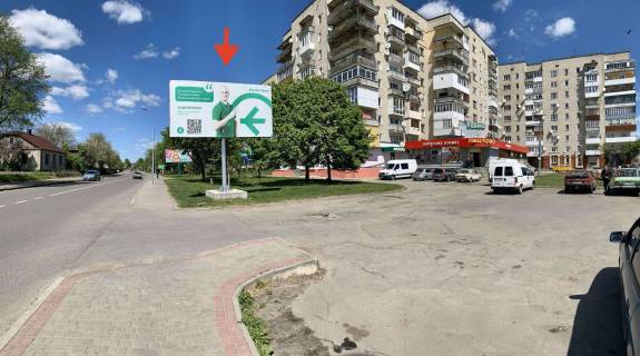 Білборд, Бігборд (Борд)  A у Володимир-Волинському, 3х6  вул. Луцька 105 Фото 1
