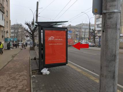 Сітіскролл A у Чернівцях Сітілайт вул.Руська, 88 (міст, парна сторона) Фото 1