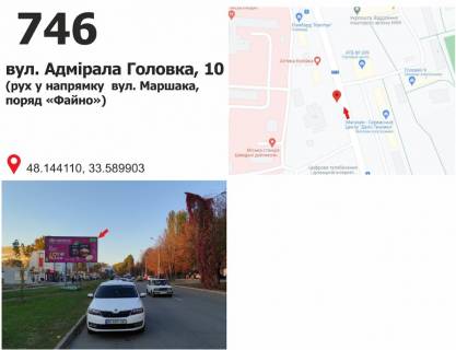 Билборд B в Кривом Роге вул. Героїв Маріуполя (Адмірала Головко), 10 (навпроти "АТБ") фото 1