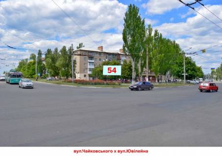 Билборд A в Бахмуте, 3х6  вул.Ювілейна х вул.Чайковського фото 1
