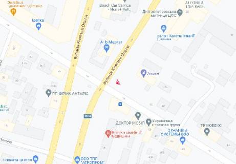 Видеоборд A у Дніпро (Дніпропетровськ) Ярослава Мудрого ул., 60-64, (разрешение 480х336) - 399002 схема