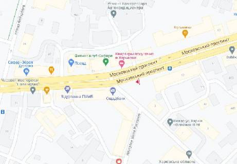 Видеоборд A у Харкові Московский пр., 40 - 399081 схема