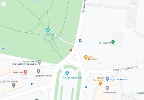 Видеоборд A у Одесі 10-го Апреля пл., дендропарк Победы - 381903 схема