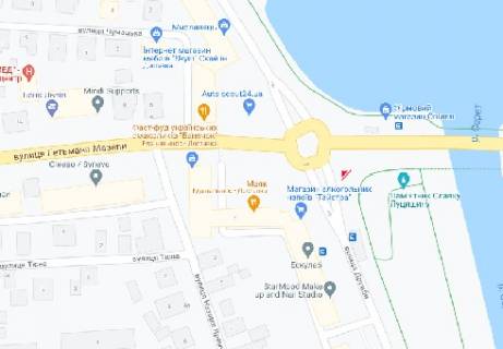 Видеоборд A у Тернополі, 2.32x3.14  Івана Мазепи вул., 1, (розширення 480х336) - 451142 схема