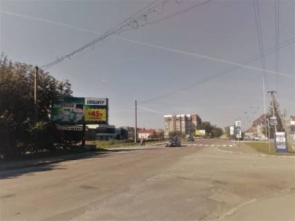 Билборд A в Коломые на розі вул. Гетьмана Івана Мазепи - вул. Осипа Маковея / напрям в центр (колишнє ПАККО) фото 1
